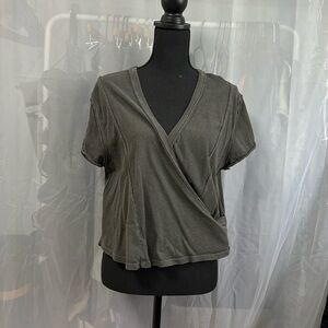 We the Free Faux Wrap Tee